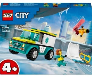 LEGO® - LEGO City 60403 Ambulanse og snøbrettkjører - 60403