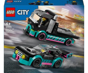 LEGO® - LEGO City 60406 Racerbil og transporttrailer - 60406