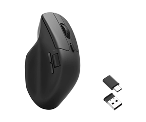 Mus - Keychron M6 Wireless - Svart - Ergonomisk mus - Optisk - 7 - Svart - M6-A1