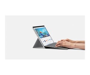 Tastatur - Microsoft Surface Pro Signature Keyboard - keyboard - with touchpad accelerometer Surface Slim Pen 2 storage and charging tray - platinum - Tastatur - Grå - 8XA-00069