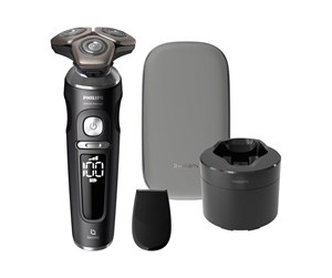 Barbermaskin - Philips Barbermaskin S9000 Prestige SP9840 - shaver - matt black - SP9840/32