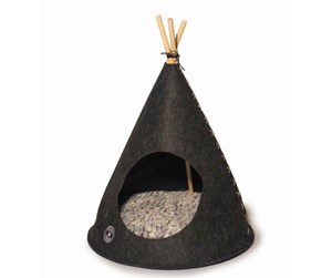 Katt - Danish Design Tee pee Cat Grey 51 x 51 x 64cm (mounted) - D01628