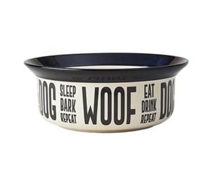 Hund - Active Canis Eat Drink Repeat 8" Bowl Natural/Black 4 cups (9 dl) - 97053