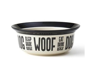 Hund - Active Canis Eat Drink Repeat 6" Bowl Black 2 Cups (4.7dl) - 97052