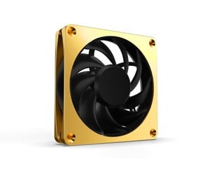 Kabinettvifte - Alphacool Apex Stealth Metal - 2000 RPM - Black - Kabinettvifte - 120mm - Gull - 40 dBA - 13856