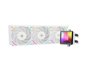 Prosessor-kjøler - Thermalright Frozen Vision 360 White - CPU Vannkjøling - Max 27 dBA - Frozen Vision 360 White