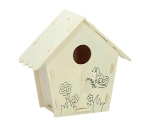 Byggesett - Lobbes Make your own Wooden Birdhouse variation C - 12732000110