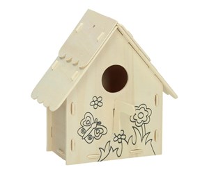 Byggesett - Lobbes Make your own Wooden Birdhouse variation B - 11732000110