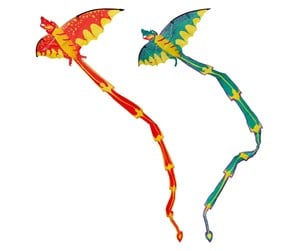 Utendørsleker - Kites Ready 2 Fly - Pop-up 3D Kite Dragon (Assorted) - EF3DDRAGON-R