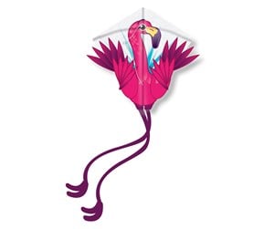 Utendørsleker - Kites Ready 2 Fly - Pop-up Nylon Kite Flamingo - EZNY904FL