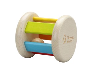 Babyleker - Classic World Wooden Rattle Round - 3053