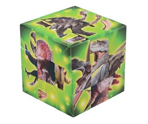 Puslespill - Johntoy Dinosaur Brain Puzzle Cube Blokk - 24495