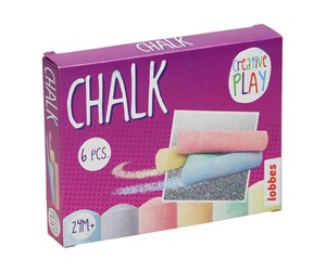 Utendørsleker - Lobbes sidewalk chalk 6 pcs. - 61035A-lobbes