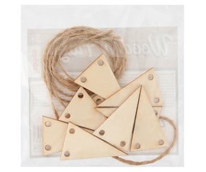 Treleker - Lobbes Decorate your Wooden Mini Bunting - 927002