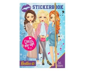 Kreative leker - Creative Craft Group Besties Dress Me Up Sticker Book - 140001