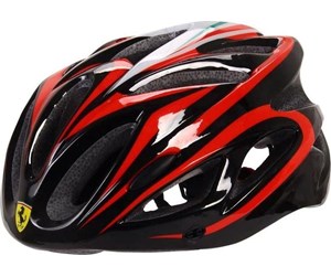 Sykkelutstyr - Ferrari FAH35 city helmet black and red - KAKIFEFAH35b