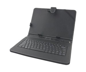 Tastatur - Esperanza CASE WITH KEYBOARD FOR 10.1" TABLETS MADERA EK125 - Tastatur & Foliosett - Svart - EK125