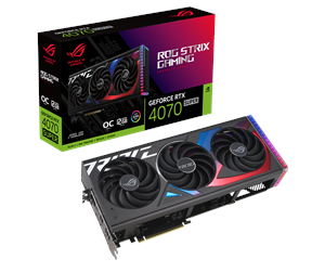 Grafikkort - ASUS GeForce RTX 4070 SUPER ROG STRIX OC - 12GB GDDR6X RAM - Grafikkort - 90YV0KD0-M0NA00