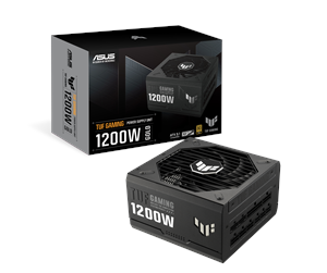 Strømforsyning (PSU) - ASUS TUF GAMING 1200G - ATX 3.0 Strømforsyning (PSU) - 1200 Watt - 135 mm - ATX 3.0 - 80 Plus Gold sertifisert - 90YE00S0-B0NA00