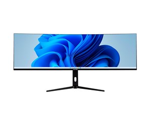 Skjerm - 49" DUTZO C49-PW75PI - 5120x1440 (DQHD) - 75Hz - IPS - 90W USB-C - Curved - C49-PW75PI