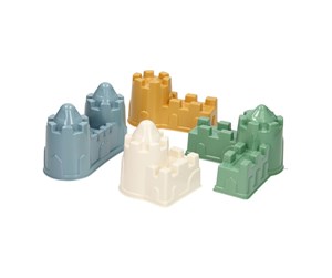 Utendørsleker - Cavallino Toys Cavallino Castle Sand Molds Pastel Colors 4pcs. - 9652LN01