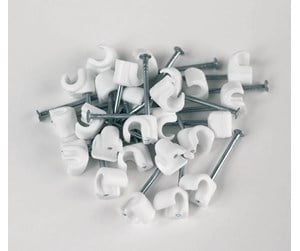 Diverse kabel - Proove Cable clips 5mm 25-pack White - AV9025