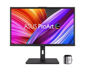 Skjerm - 27" ASUS ProArt OLED PA27DCE-K - 3840x2160 - HDR10 - 80W USB-C - Delta E<1 - 90LM0810-B01I70