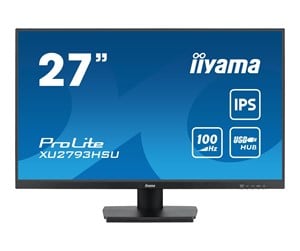 Skjerm - 27" iiyama ProLite XU2793HSU-B6 - LED monitor - Full HD (1080p) - 27" - XU2793HSU-B6