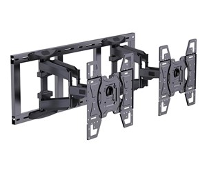 Veggmontering, AV-braketter & AV-møbler - Multibrackets M Pro Series 2XD1250 60 kg 65" Up to 400 x 400 mm - 7350105216626