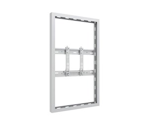 Veggmontering, AV-braketter & AV-møbler - Multibrackets M Pro Series enclosure - slim profile - for flat panel - medium - white 25 kg 43" 100 x 100 mm - 7350105216688