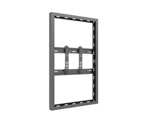 Veggmontering, AV-braketter & AV-møbler - Multibrackets M Pro Series enclosure - Slim - for flat panel - universal - black 25 kg 43" Up to 200 x 300 (portrait) - 7350105216671