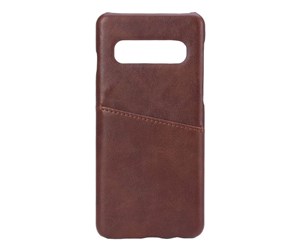 Mobil - Deksel og etui - ONSALA Mobilecover Brown Samsung S10 Creditcard Pocket - 588529