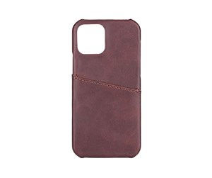 Mobil - Deksel og etui - ONSALA Mobile Cover Brown with Cardpocket iPhone 12 6.1" - 588555