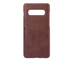 Mobil - Deksel og etui - ONSALA Mobilecover Brown Samsung S10 Plus Creditcard Pocket - 588531