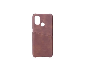 Mobil - Deksel og etui - ONSALA Mobile Cover Brown with Cardpocket Oneplus Nord N100 - 588565