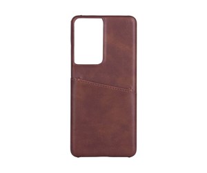 Mobil - Deksel og etui - ONSALA Mobile Cover Brown with Cardpocket Samsung  S21 Ultra /S30 Ultra  5G - 588573