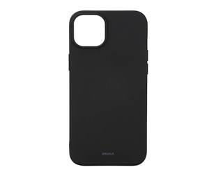 Mobil - Deksel og etui - ONSALA Phone Case with Silicone Feel MagSeries Black - iPhone 15 Plus - 664166