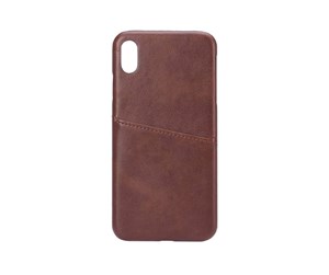 Mobil - Deksel og etui - ONSALA Mobilecover Brown iPhone X/XS Max Creditcard Pocket - 588507