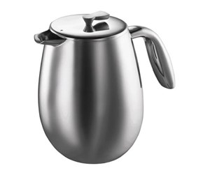 Kjøkkentilbehør - BODUM COLUMBIA French press Stainless Steel - 12 cup 1.5 L - Chrome - 1312-16