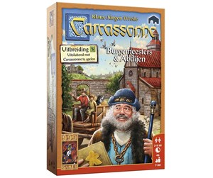 Brettspill & Puslespill - 999Games Carcassonne - Mayors and Abbeys Board Game - 999-CAR14N