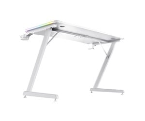 Gamingbord - Trust GXT709W Luminus RGB Desk - White Gamingbord - 25328