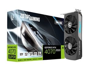 Grafikkort - ZOTAC GeForce RTX 4070 SUPER Twin Edge - 12GB GDDR6X RAM - Grafikkort - ZT-D40720E-10M