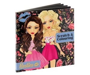 Kreative leker - Besties Scratch & Coloring Book - 140010