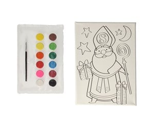 Kreative leker - Wins Holland Canvas Sinterklaas painting set - FB318