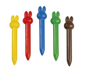 Skrive- & Tegneverktøy - Bambolino Toys Miffy Crayons 5pcs. - 17051