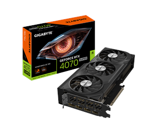 Grafikkort - GIGABYTE GeForce RTX 4070 SUPER WindForce 3 OC - 12GB GDDR6X RAM - Grafikkort - GV-N407SWF3OC-12GD