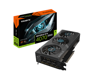 Grafikkort - GIGABYTE GeForce RTX 4070 SUPER EAGLE OC - 12GB GDDR6X RAM - Grafikkort - GV-N407SEAGLE OC-12GD