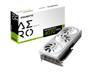 Grafikkort - GIGABYTE GeForce RTX 4070 SUPER AERO OC - 12GB GDDR6X RAM - Grafikkort - GV-N407SAERO OC-12GD