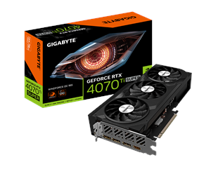 Grafikkort - GIGABYTE GeForce RTX 4070 Ti SUPER WindForce 3 OC - 16GB GDDR6X RAM - Grafikkort - GV-N407TSWF3OC-16GD