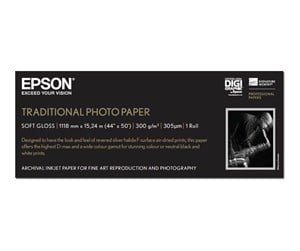 Papir, Fotopapir & Etiketter - Epson Traditional Photo Paper - C13S045056